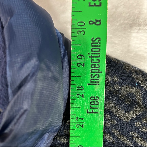 Tommy Hilfiger Puffy Vest Wool Blend Green Four Zip Xl - Picture 6 of 6